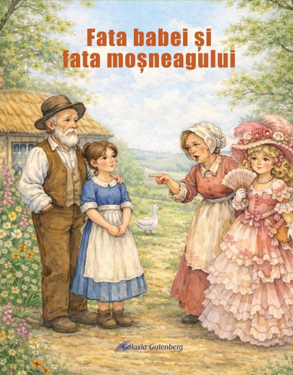 Coperta cărții 'Fata babei și fata moșneagului - Ion Creanga'