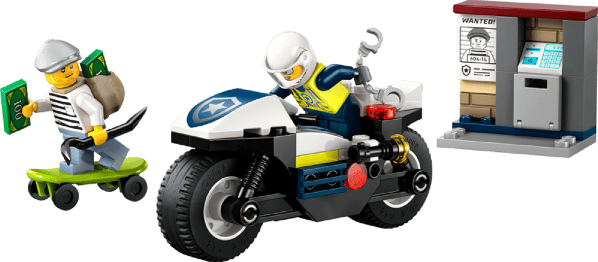 Imaginea produsului 'Lego City: Urmărire cu motocicleta de poliție'