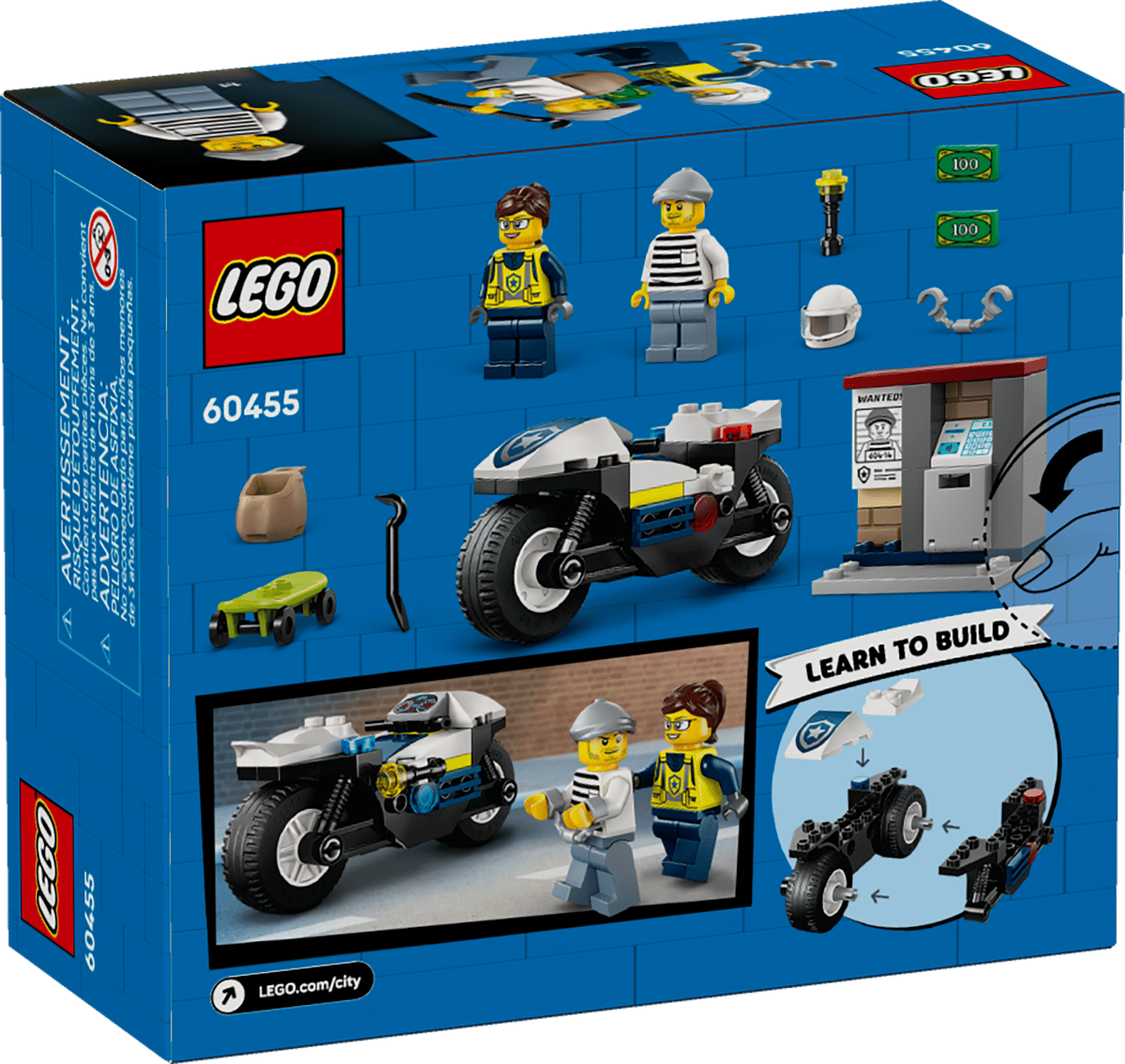 Imaginea produsului 'Lego City: Urmărire cu motocicleta de poliție'