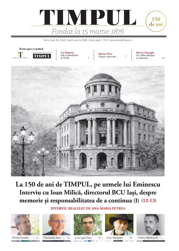Coperta cărții 'Revista Timpul Nr.2 Martie-Aprilie 2026'