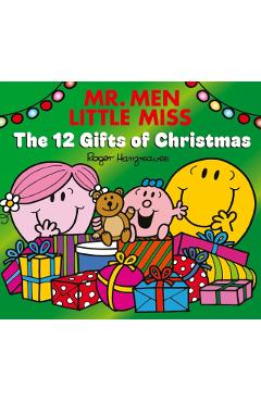 Coperta cărții 'Mr. Men Little Miss: The 12 Gifts of Christmas - Roger Hargreaves'