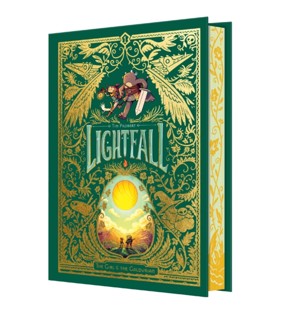 Coperta cărții 'Lightfall: The Girl & the Galdurian Deluxe Edition - Tim Probert'