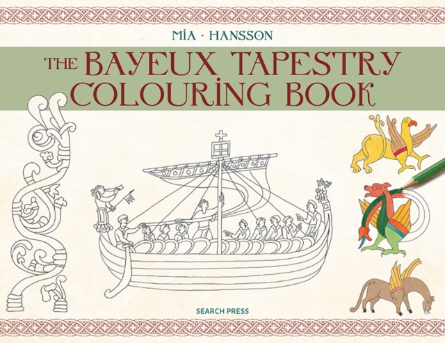 Coperta cărții 'Bayeux Tapestry Colouring Book - Mia Hansson'