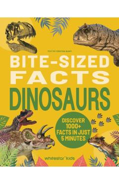 Coperta cărții 'Bite-Sized Facts: Dinosaurs - Cristina Banfi'