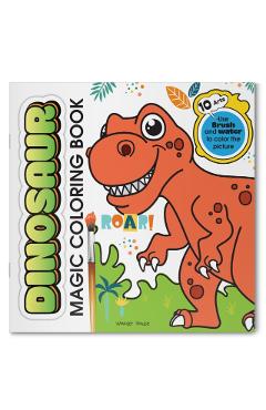 Coperta cărții 'Dinosaur Magic Coloring Book -'