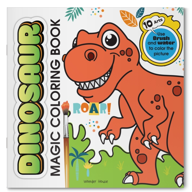 Coperta cărții 'Dinosaur Magic Coloring Book -'