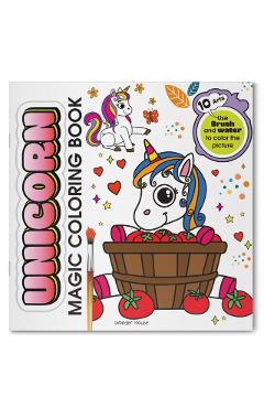 Coperta cărții 'Unicorn Magic Coloring Book -'