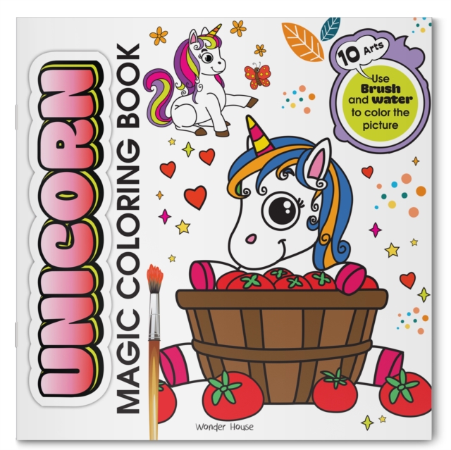 Coperta cărții 'Unicorn Magic Coloring Book -'