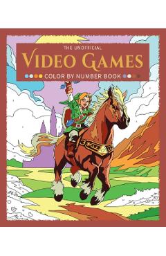 Unofficial Video Games Color by Number Book -