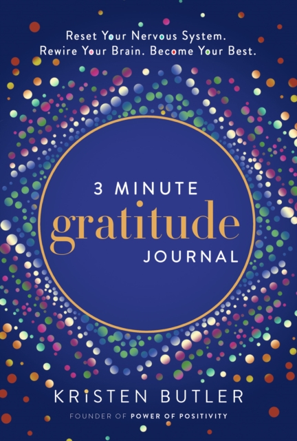 Coperta cărții '3 Minute Gratitude Journal - Kristen Butler'