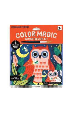 Coperta cărții 'Woodland Friends Color Magic Water-Reveal Kit -'