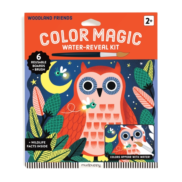 Coperta cărții 'Woodland Friends Color Magic Water-Reveal Kit -'