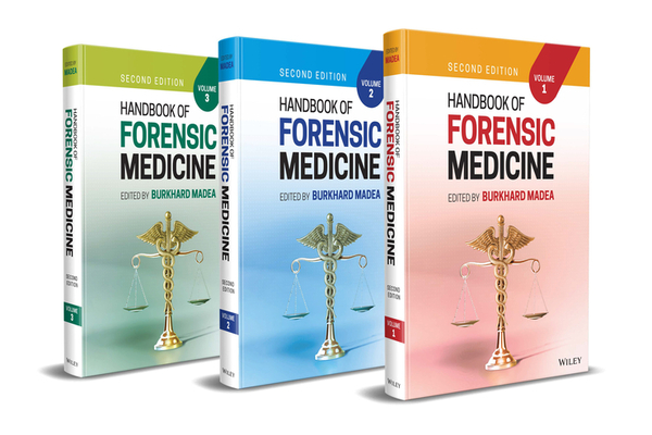 Coperta cărții 'Handbook of Forensic Medicine, 3 Volume Set - Burkhard Madea'