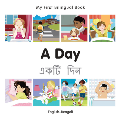 Coperta cărții 'My First Bilingual Book-A Day (English-Bengali) -'