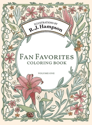 Coperta cărții 'Fan Favorites Coloring Book - R. J. Hampson'