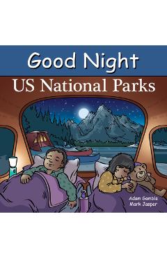 Coperta cărții 'Good Night Us National Parks - Adam Gamble'