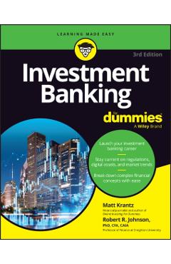Coperta cărții 'Investment Banking for Dummies - Matthew Krantz'