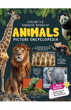 Coperta cărții 'Explore Fantastic World of Animals Picture Encyclopedia -'
