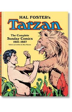 Coperta cărții 'Hal Foster's Tarzan. the Complete Sunday Comics 1931-1937 - Dian Hanson'