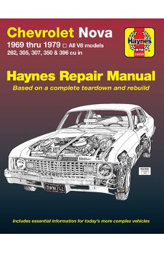 Coperta cărții 'Chevrolet Nova V8 1969 Thru 1979 Haynes Repair Manual: V-8 1969-1979 -'