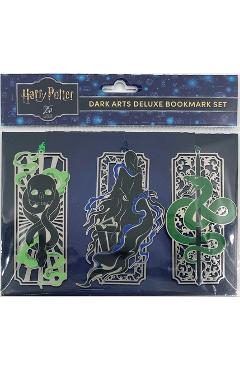Coperta cărții 'Harry Potter: Dark Arts Deluxe Bookmark Set (Set of 3) -'