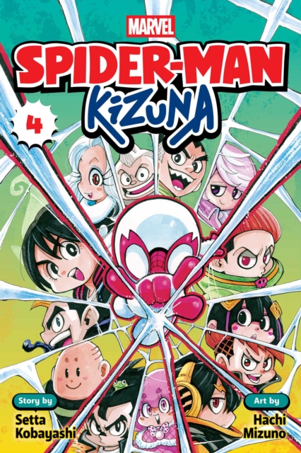 Coperta cărții 'Spider-Man: Kizuna, Vol. 4 - Setta Kobayashi'