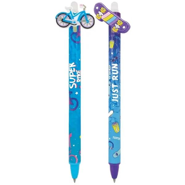 Set 2 pixuri cu cerneala termosensibila. Upsy Urban: Skateboard si bicicleta