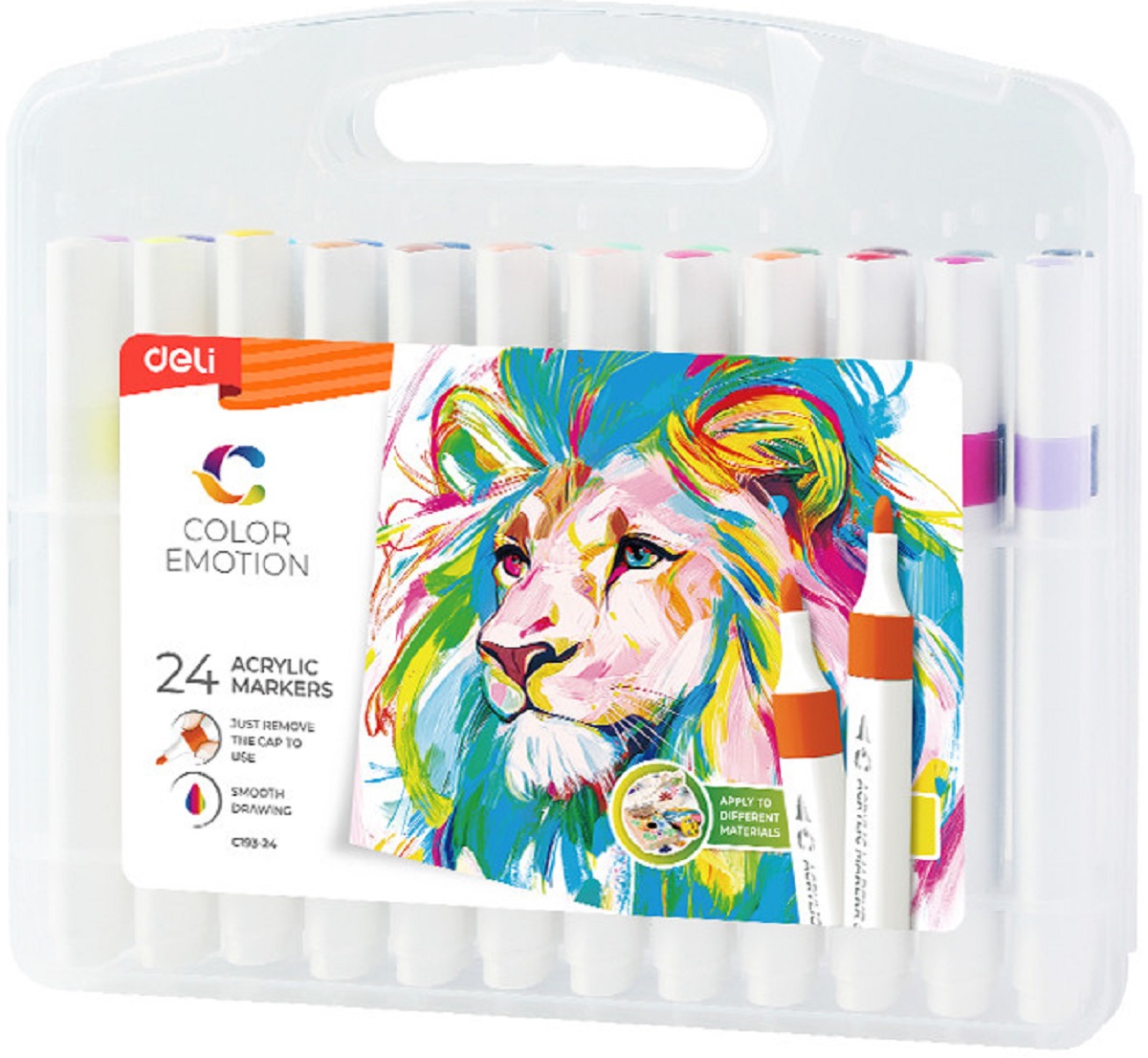 Imaginea produsului 'Markere acrilice. Set 24 culori: Color Emotion'