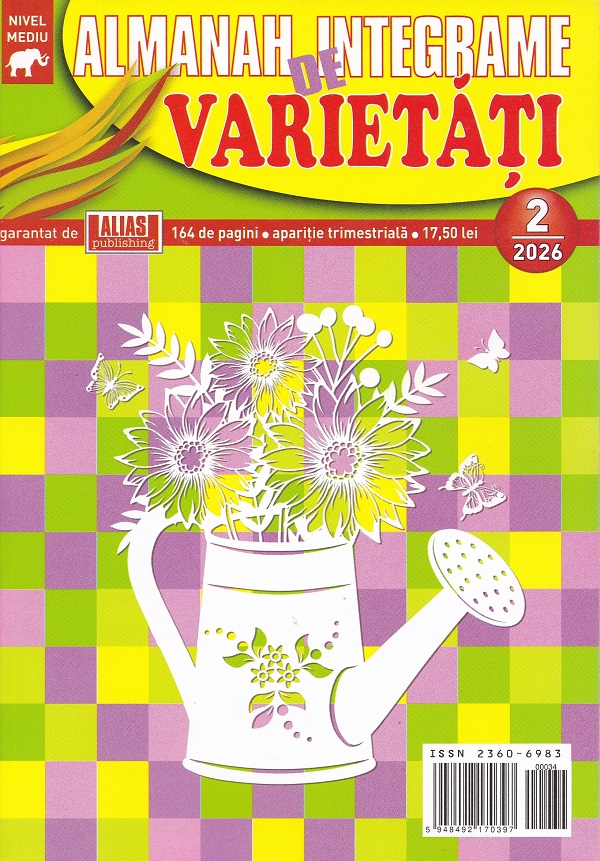 Coperta cărții 'Almanah integrame de varietăți Nr.2 din 2026'