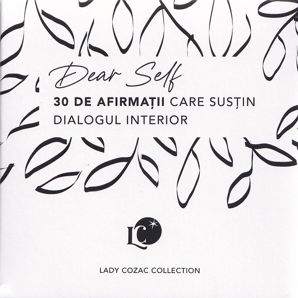 Coperta cărții 'Cartonașe cu arfirmații: Dear Self'