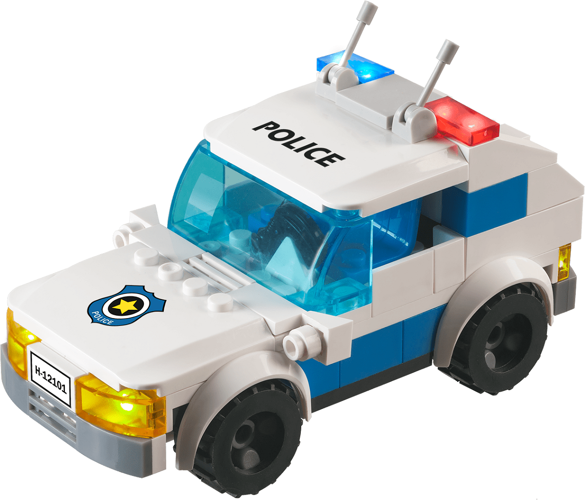 Imaginea produsului 'Set de constructie: Mașină de poliție'