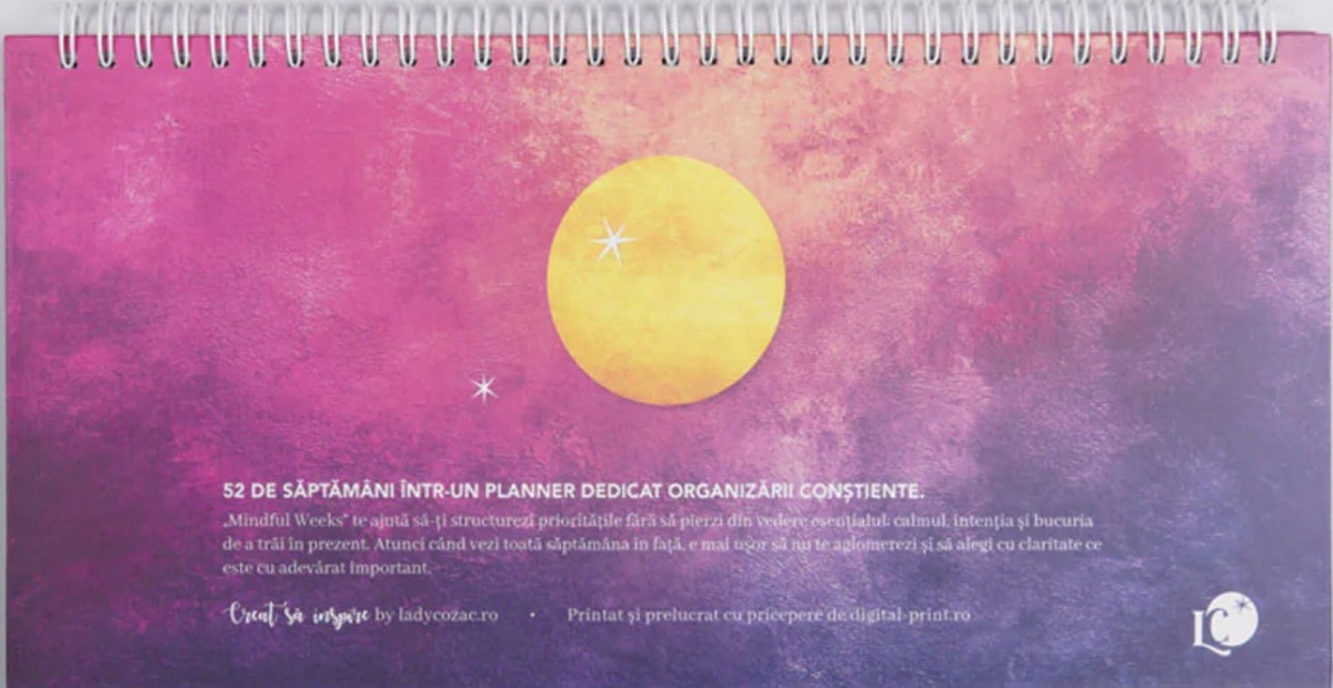 Imaginea produsului 'Planner saptamanal. Plan My Week. My Own Rythm'