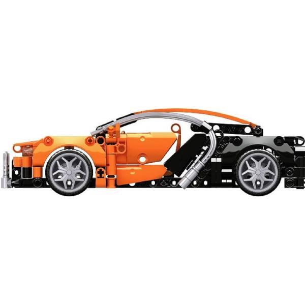 Set de constructie: Masina sport portocalie