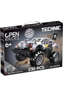 Imaginea produsului 'Set de construcție: Monster Truck argintiu'