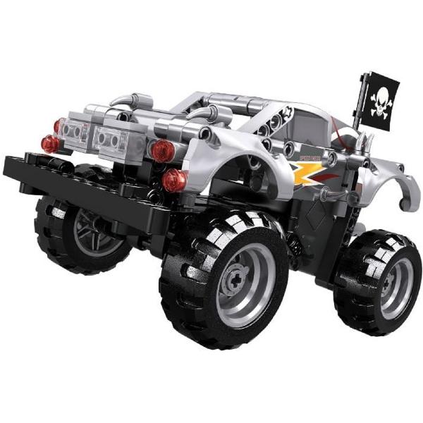 Set de constructie: Monster Truck argintiu