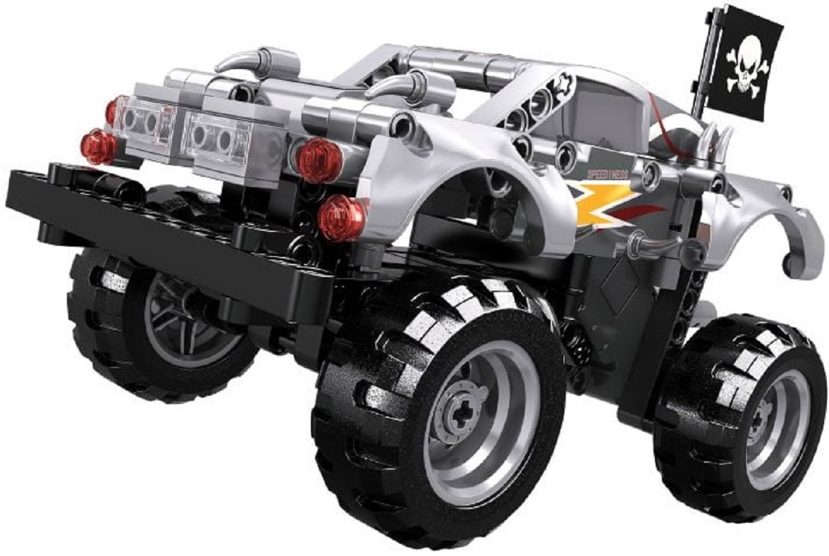 Imaginea produsului 'Set de construcție: Monster Truck argintiu'