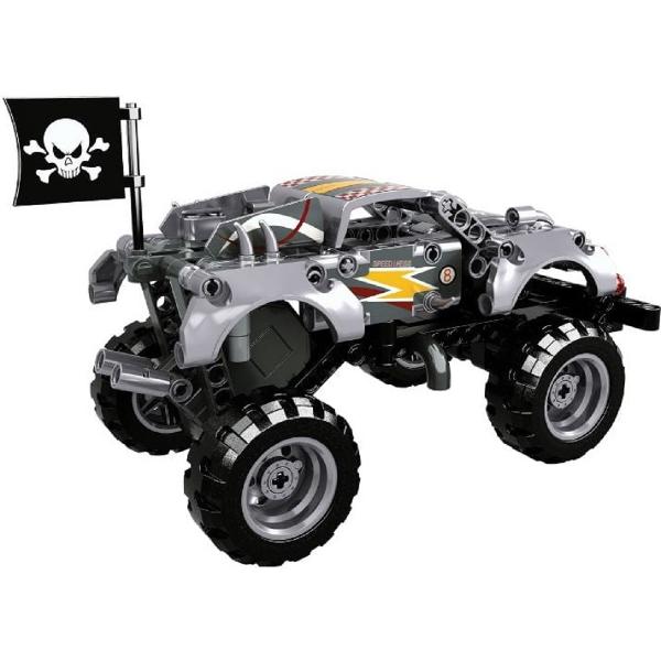 Set de constructie: Monster Truck argintiu