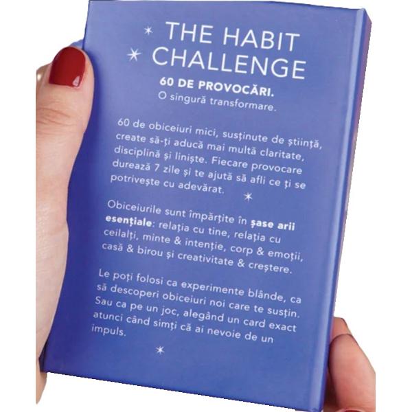 Habit Challenge. Set de 60 de cartonase cu provocari pentru testarea si formarea obiceiurilor