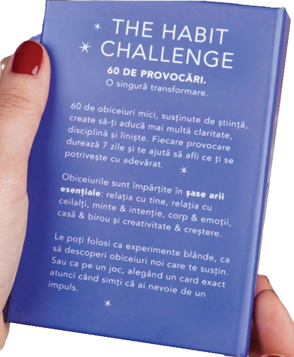 Coperta cărții 'Habit Challenge. Set de 60 de cartonașe cu provocări pentru testarea și formarea obiceiurilor'