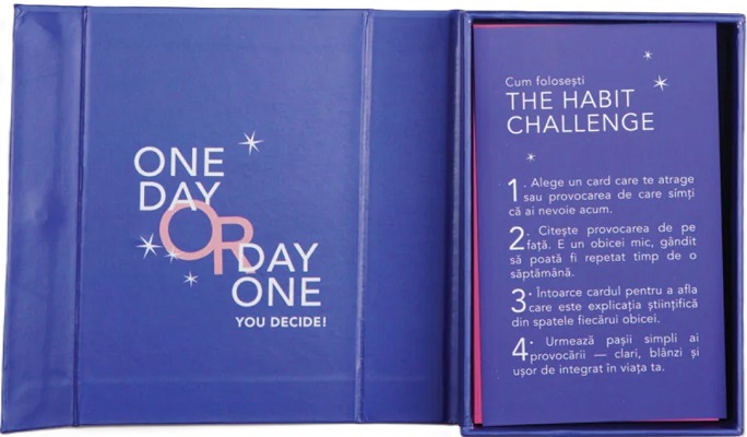 Coperta cărții 'Habit Challenge. Set de 60 de cartonașe cu provocări pentru testarea și formarea obiceiurilor'