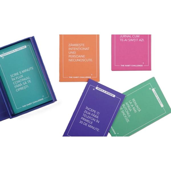 Habit Challenge. Set de 60 de cartonase cu provocari pentru testarea si formarea obiceiurilor