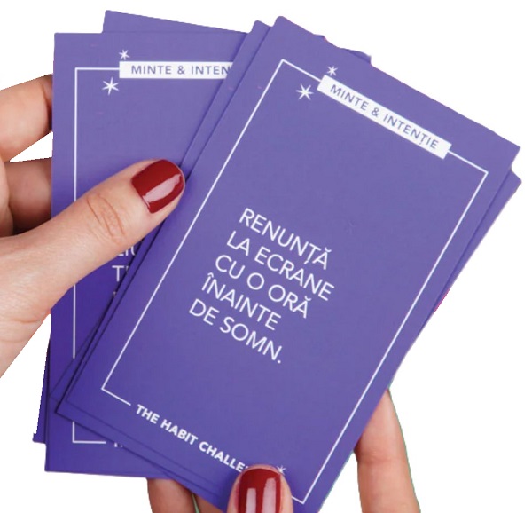 Coperta cărții 'Habit Challenge. Set de 60 de cartonașe cu provocări pentru testarea și formarea obiceiurilor'