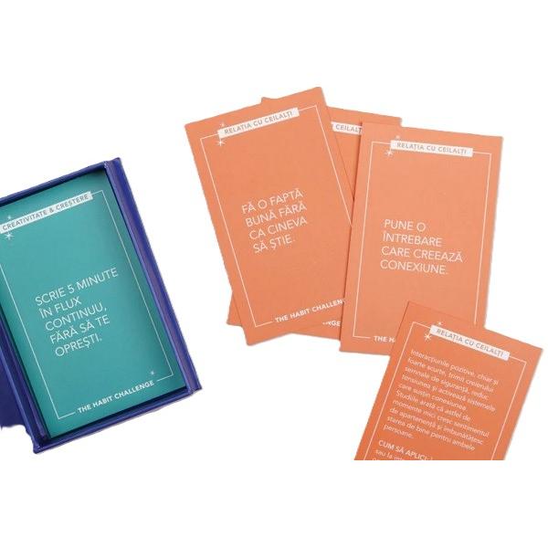 Habit Challenge. Set de 60 de cartonase cu provocari pentru testarea si formarea obiceiurilor