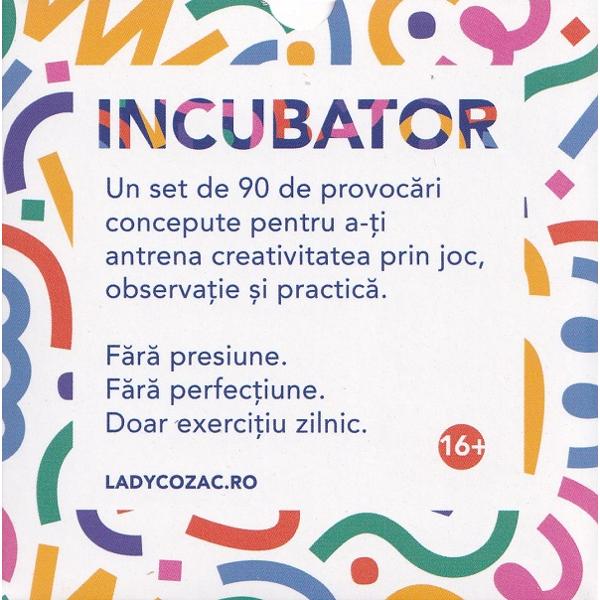 Set carduri cu 90 de provocări. Incubator