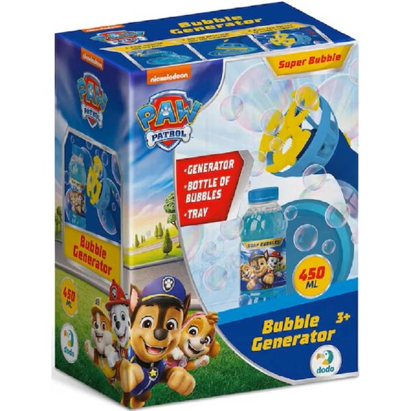 Set baloane de sapun cu generator. Patrula catelusilor 