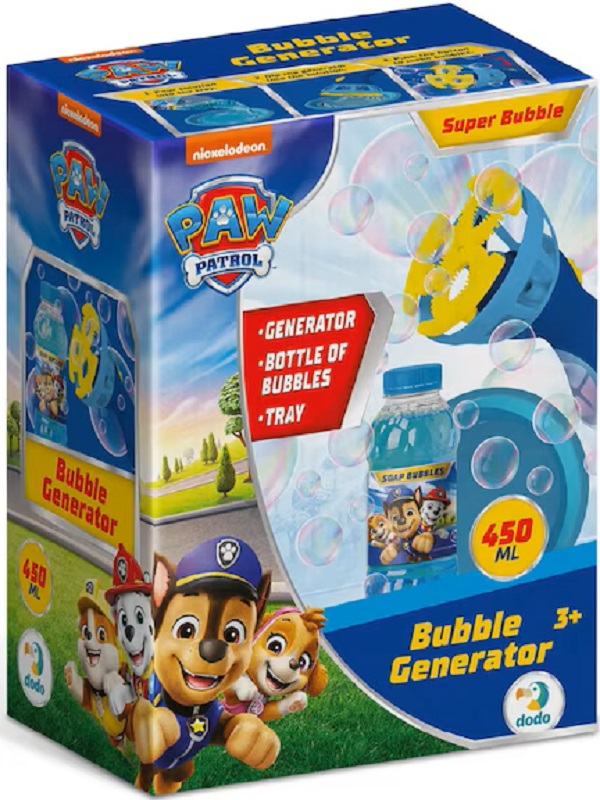 Imaginea produsului 'Set baloane de săpun cu generator. Patrula cățelușilor'