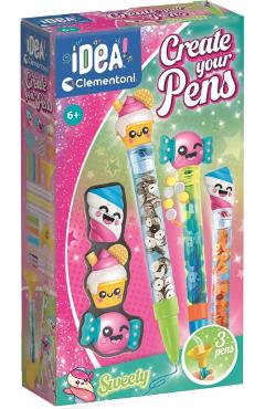 Imaginea produsului 'Set creație 3 pixuri personalizate. Sweety'