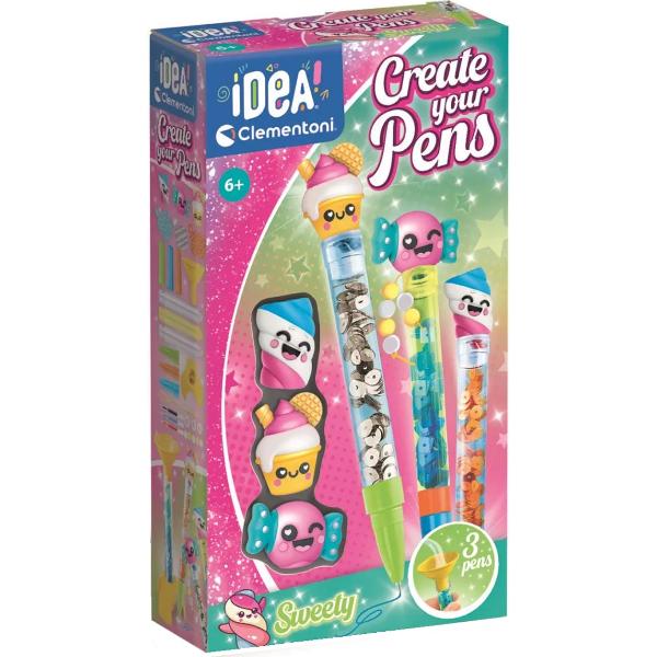 Set creatie 3 pixuri personalizate. Sweety