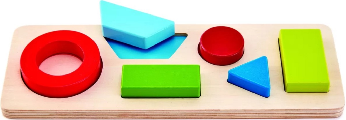 Imaginea produsului 'Puzzle din lemn. Geometric'