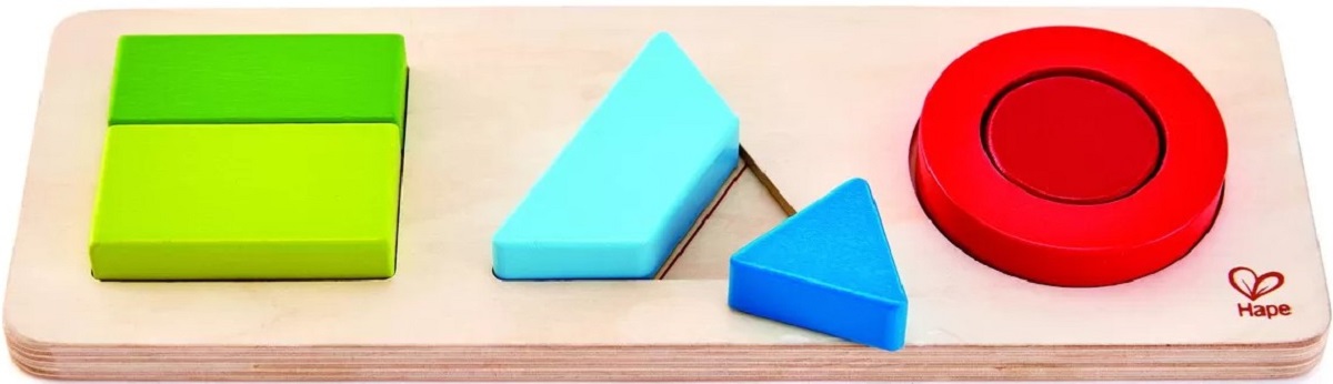 Imaginea produsului 'Puzzle din lemn. Geometric'